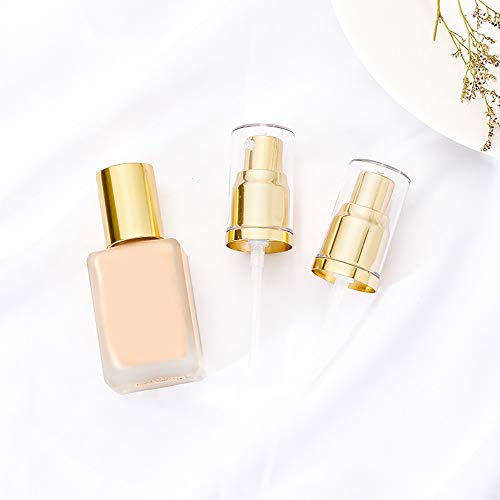 （3 Colors）2 Pack Upgrade Foundation Pump Replacement For Mac And El Double Wear Foundation(Gold) #TOP4
