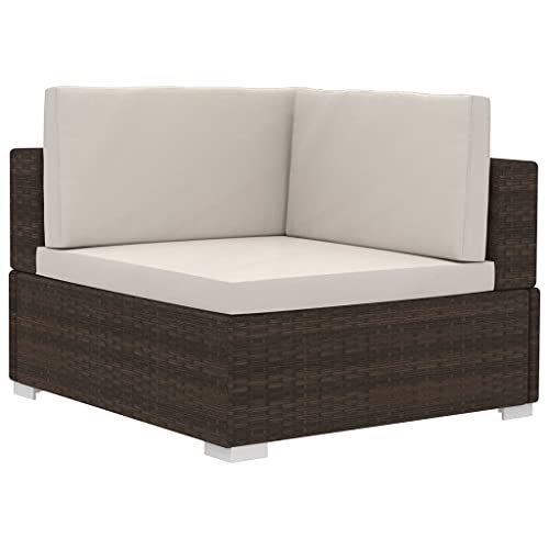 Salon de jardin en polyrotin résistant aux intempéries pour extérieur et balcon - 4