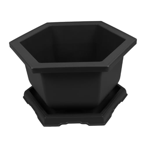 Toddmomy Maceta De Orquídea De Arena Morada De Imitación Contenedor para Macetas con Bandeja Decorativa para Interior para Jardín