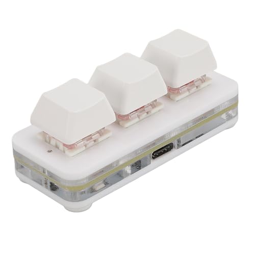 Clavier Macro Programmable USB à 3 Touches Mécaniques et Rétroéclairage RVB Cuifati