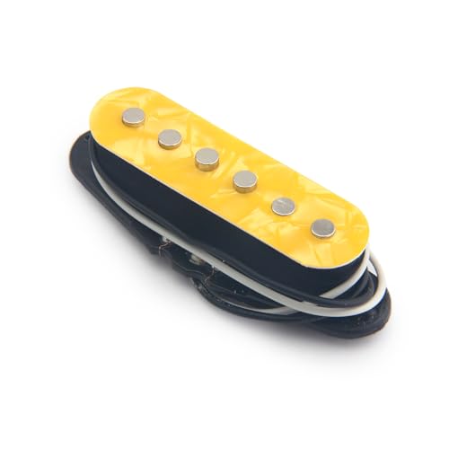 Micros Tele a bobine unique Yellow Pearl micro manche Fender Telecaster