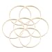Produktbild VOSAREA Drahtringe Set 20cm Holz Ringe Handwerk für Traumfänger DIY Handwerk, 10 Stück