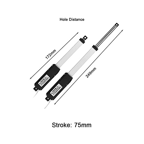 Solución de espacio con actuador lineal compacto de 12V y 125mm 5