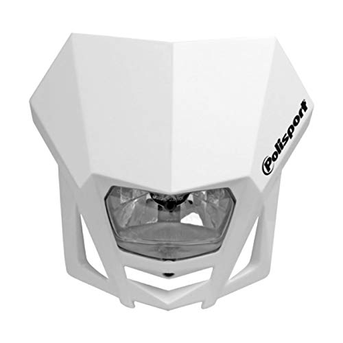 Polisport 8657600001 - Faro Anteriore Lmx In Polipropilene Con Lampada Alogena Compatibile Con Tutti I Modelli Motocross/Enduro In Colore Bianco