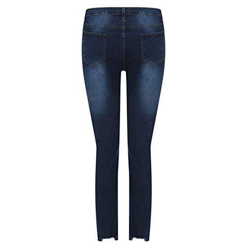 Women's High Waisted Jeans, Cut Out Skinny Denim Pants for Women Distressed Stretch Jeans Ripped Butt Lift Jeans4