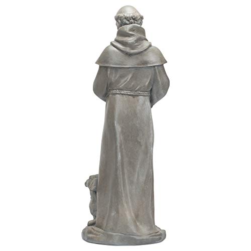 Roman Giftware Inc, Garden Collection, 15.25" H St Francis Statue,Religious, Inspirational, Durable (5X5X15) #TOP4