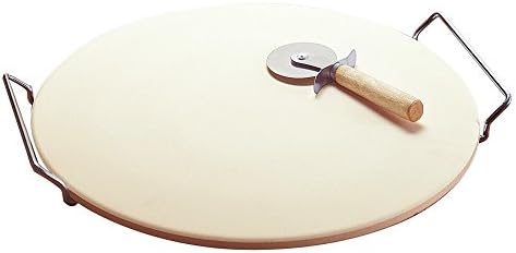 15 inch Ceramic Pizza Stone Set