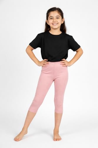 Image of CHARM N CHERISH Girls Cotton 3 /4th Leggings Pack of 1