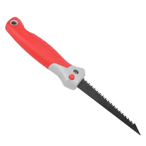 XUMIUZIY Scie à Cloison Sèche Pliante Compacte en Acier SK5, Conception de Dents à Trois Bords pour des Coupes Efficaces pour les Réparations à Domicile et L'artisanat