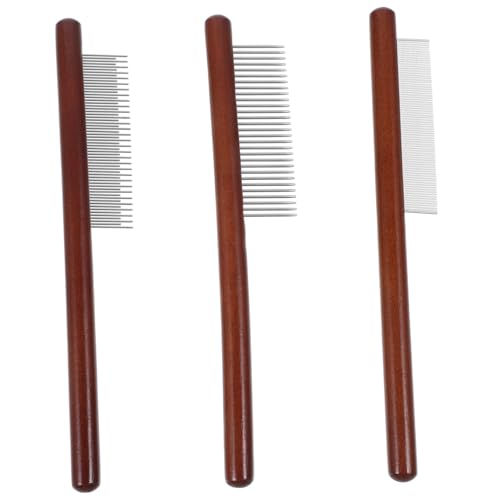 Garneck Pet Comb for Cat Dog Grooming Tool Smooth Edges Wear-resistant Portable Hair Comb for Pet Care