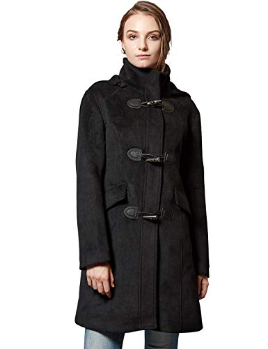 wool coat with toggle closure