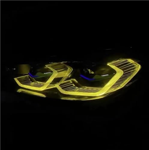 Módulo DRL amarillo corrige el aburrido diseño frontal de faros en M3 G80 y M4 G82 6