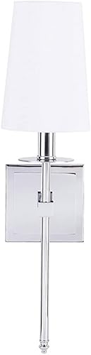 Miniatura 6 de Amen Retro Wall Lamps with Flared Textile Lamp Shade, Rustic Vintage Industrial Wall Sconce Wall Lights for Indoor Living Room Bedroom Stairway Bar