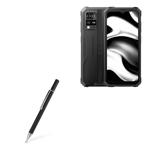 BoxWave Stylus Pen Compatible with Blackview BV4800 - FineTouch Capacitive Stylus, Super Precise Stylus Pen - Jet Black