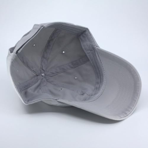Image of Classic Washed Cotton Baseball Cap - Vintage Adjustable Dad Hat, Curved Bill for Men Women, Outdoor Everyday Wear