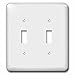 3dRose lsp_280014_2 Image of Alabaster Off White Summery Shade Toggle Switch, Mixed
