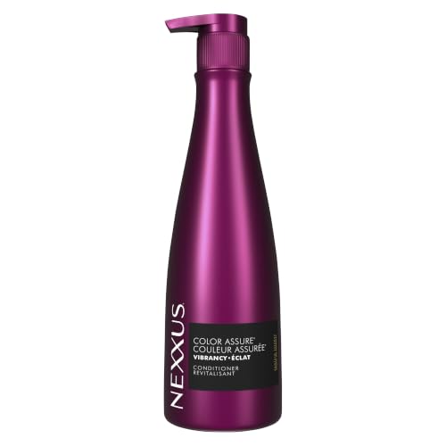 Image of Nexxus COLOR ASSURE Conditioner for Vibrancy for Color Treated Hair Powered by CHROMABOND SEALER with Citric Acid 13.5 oz