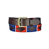 RESISTANCE Polo Canvas Belt Hand Stitched Equestrian Belt Polo Gaucho Belt