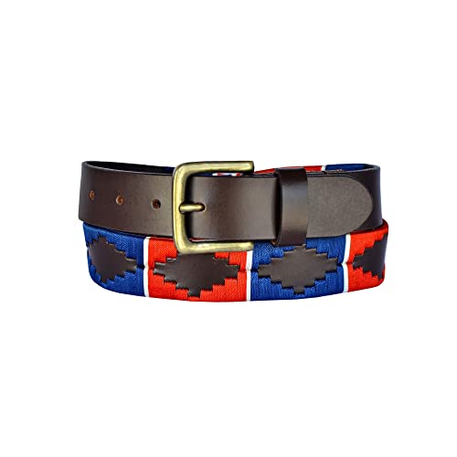 RESISTANCE Polo Canvas Belt Hand Stitched Equestrian Belt Polo Gaucho Belt