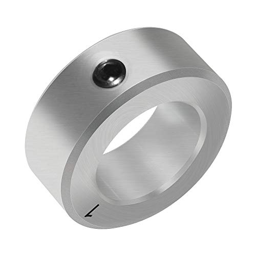 Kznanzn 5/8" Bore Solid Steel Style Zinc Plated Set Screw Shaft Collars For Lawn Tractor,Garage Doors #TOP7