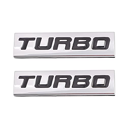 Emblema turbo 3D de metal para tapar imperfecciones de pintura en el coche