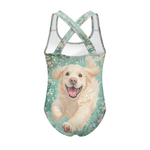 Image of One Piece Swimsuit Girls Cross-Back Bathing Suit 5-14Y Kids Swimwear Cute Swimsuits Sleeveless Bathing Suits