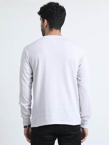 Image of OFFENDERS Mens Exclusive Graphic Printed Round Neck Full Sleeve Premium Tshirt 100% Cotton (Pack of 1)