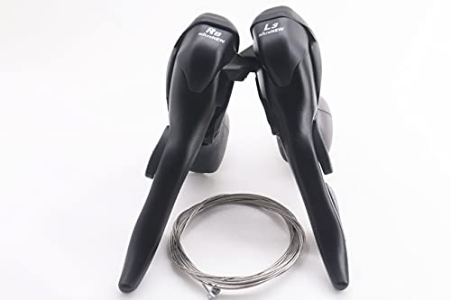 Micronew Shifter Dual Control Levers Sb-R483 3 X 8 Speed Trip Shifters Road Bicycle Derailleur Compatible For Shimano Sti Lever Set #TOP1