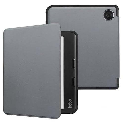 Image of ProElite Cover Case for Kobo Libra 7 inch Cover Case, Smart Flip Case Cover for Kobo Libra 7 inch Support Auto Sleep Wake, Grey