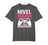 Nivel Mama Desbloqueado, Futura Mama Madre Anunciar Embarazo Camiseta