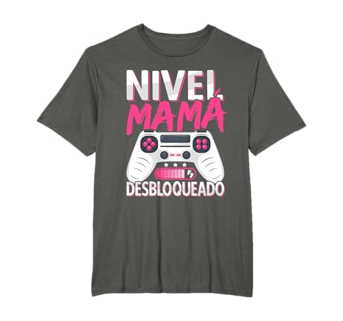 Nivel Mama Desbloqueado, Futura Mama Madre Anunciar Embarazo Camiseta