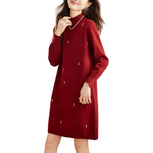 Robe pull en laine tricotée femme pour un style casual élégant au quotidien