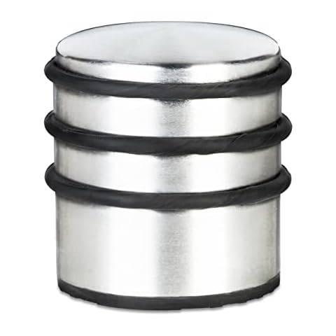 Relaxdays Heavy Door Stopper with Rubber Rings Cover