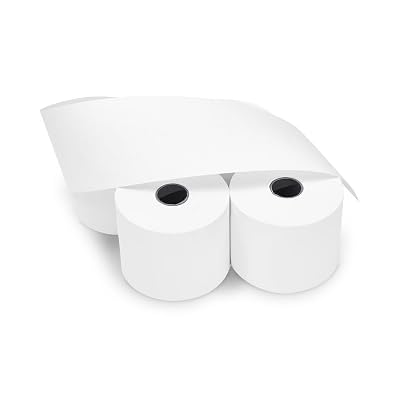 (12 Rolls) 2 1/4 x 150 ft White Adding Machine Tape Paper Rolls Premium One Ply Register/Adding Machine/Calculator Paper Rolls Printing Calculator 10 Key