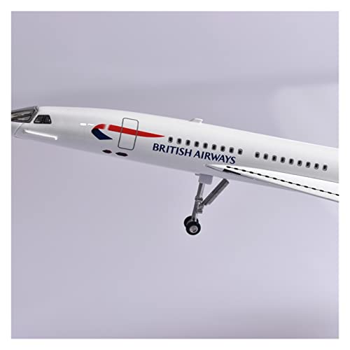 Kit coleccionable Concorde de 50cm en resina con luces, el regalo ideal para pilotos 2