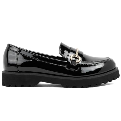 Image of Jones New York Women Platform Slip On Chunky Loafers Shoes Penny Loafers for Ladies