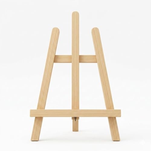 Image of Grandink 18 Inch Wooden H-Frame Tabletop Easel Stand 12mm (Pack of 1) | Lightweight durable easel for canvas painting, sketching, presentations, home decor, studio use & exhibitions.