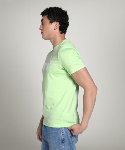 Image of Puma Men Cotton Solid Regular Fit Tees