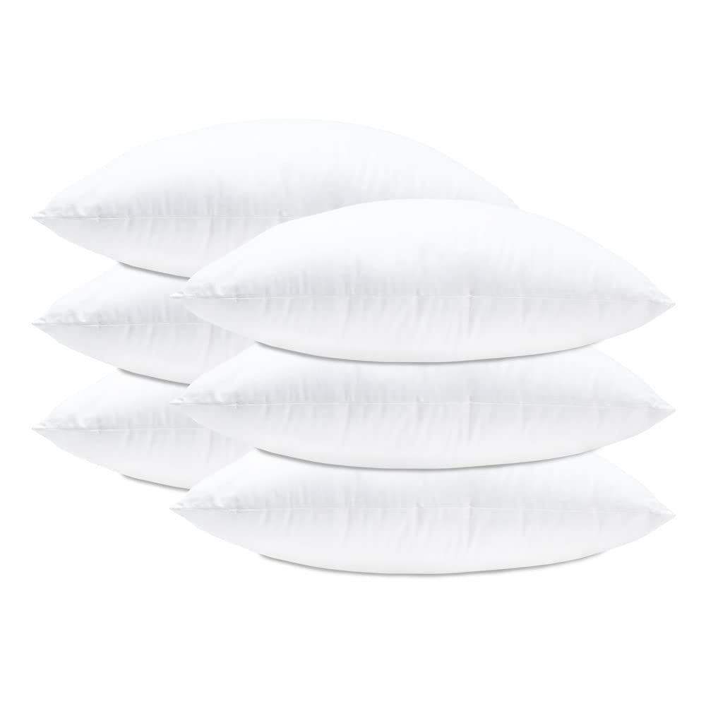 Cushion Filler 20 x 20 Inch Square Cushion Pad Insert – Microfibre Cushion Filler with Hollowfibre Filling for Sofa Cushion, Bed Cushion & Home Décor, White (Pack of 6)-picture-10