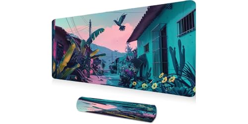 Tapis de souris gamer chalet oiseaux pour une ambiance chaleureuse au bureau
