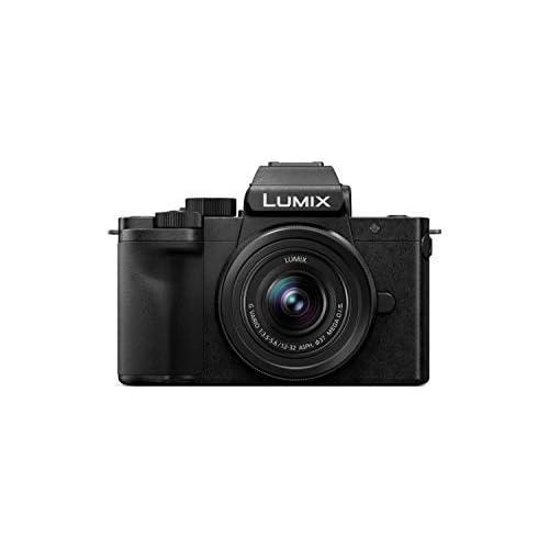 Panasonic LUMIX G100 4k Mirrorless Camera for Photo and Video, Built-in Microphone with Tracking, Micro Four Thirds Interchangeable Lens System, 12-32mm Lens, 5-Axis Hybrid I.S., DC-G100DKK (Black)