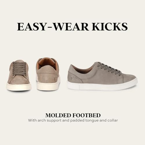 Image of Frye Ivy Low Lace Sneakers for Women - Removable Footbed Shoes - Leather Womens Casual Shoes - Crafted from Soft, Vintage Italian Leather with Removable Molded Footbed