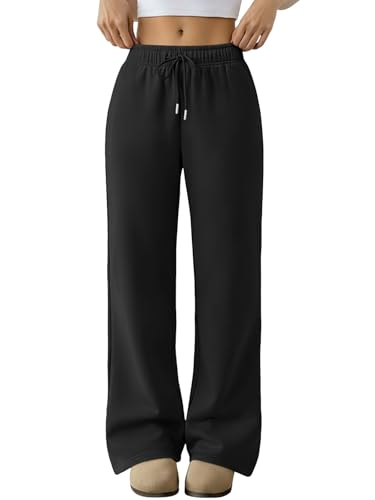 CLAN QUEEN Q’n Sweatpants Free size Amazon.com: Trendy Queen Wide Leg Sweatpants for Womens Baggy