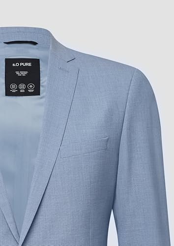 s.Oliver Herren 2140779 Business-Anzug Jacke, 52M1 blau, 50