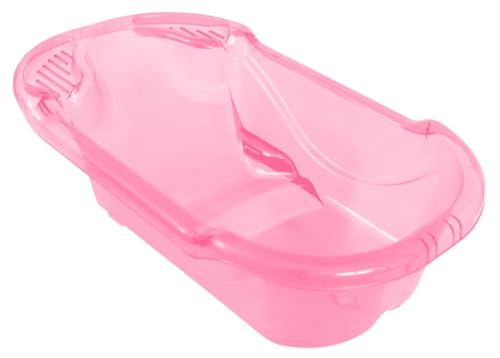Banheira Universal Transparente Rosa - Tutti Baby