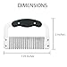 HIC Kitchen Crinkle-Cut Wave Slicer French Fry Vegetable Cutter, Stainless Steel Blade, For Waffle Fries Chips Decorative Vegetables Holiday Meal Prep And Baby-Led Weaning