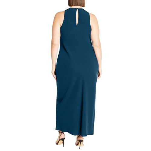 Image of City Chic Plus Size Dress, Halter Slip Dress