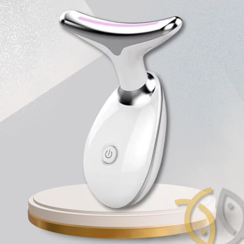 Massageador Facial Elétrico para Pescoço, Face e Firmeza – Redefina o Contorno Facial, 3 Modos de Vi