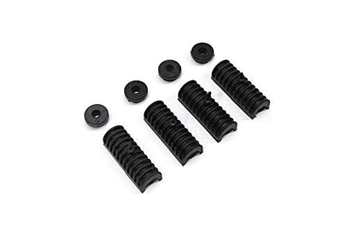 Montajes de goma para soporte de alforjas duras compatibles con Harley Davidson, juego de 4 miniatura 2