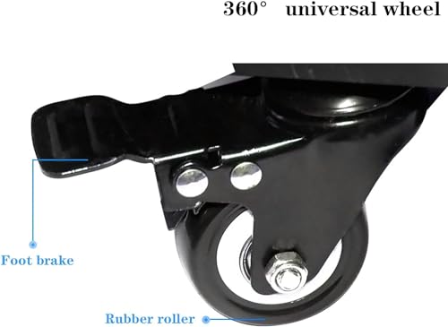 Soporte móvil para TV de 32" a 75" con ruedas y rotación miniatura 6